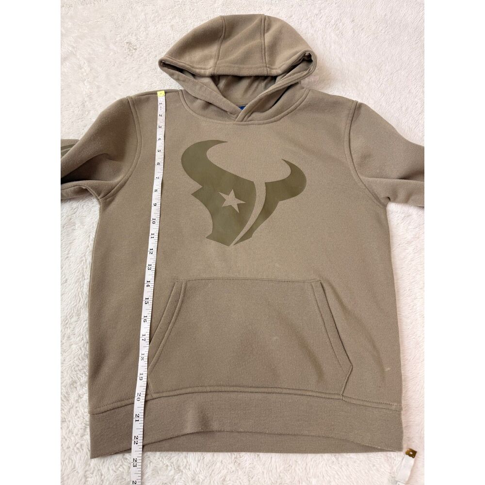 Houston Texans Youth Hoodie Olive Pullover Hooded Sweatshirt 10-12 football - Picture 5 of 7
